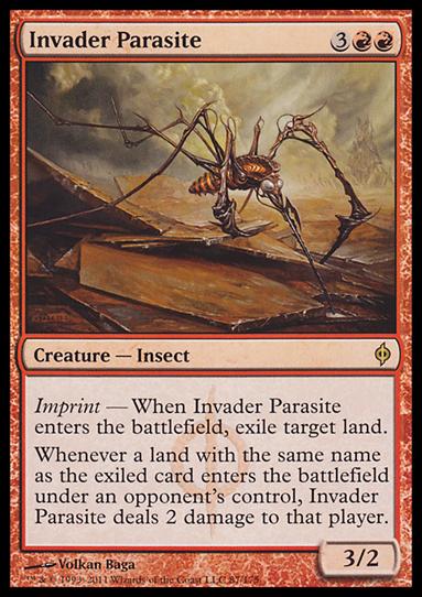 Magic the Gathering: New Phyrexia card 87 Invader Parasite