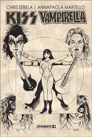 KISS / Vampirella issue 4-E Carli Ihde 1:10 Cover