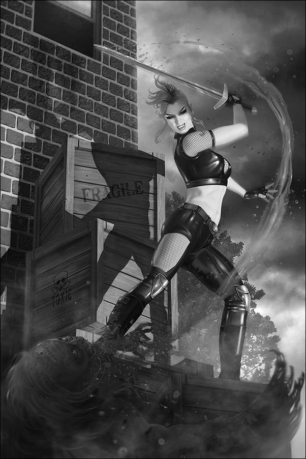 Chastity (2019) issue 5-H Catherine Nodet 1:15 Black & White Virgin Cover