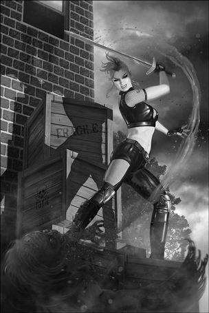 Chastity (2019) issue 5-H Catherine Nodet 1:15 Black & White Virgin Cover