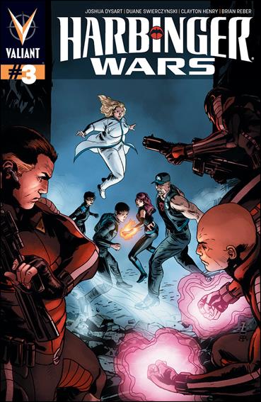 Harbinger Wars issue 3-D Patrick Zircher 1:50 Cover 1/500