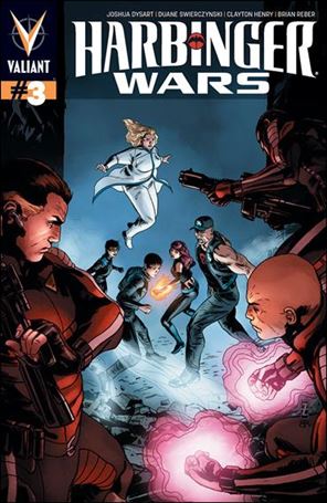Harbinger Wars issue 3-D Patrick Zircher 1:50 Cover 1/500