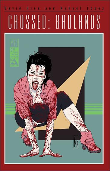 Crossed: Badlands issue 73-F London Art Deco Cover 1/350