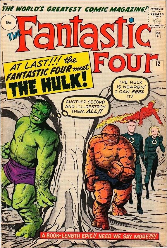 Fantastic Four (1961) issue 12-B UK Price Cover