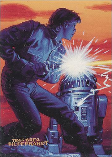 Star Wars: Shadows of the Empire (Base Set) card 25 Luke Hones His Lightsaber Skills