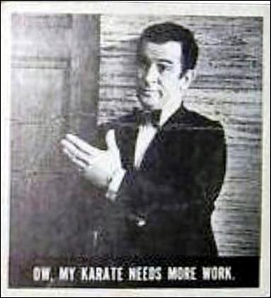 Get Smart (Base Set) card 35 Ow, My Karate Needs More Work.