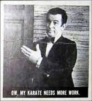 Get Smart (Base Set) card 35 Ow, My Karate Needs More Work.