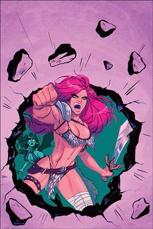 Vampirella / Red Sonja issue 3-R Babs Tarr Virgin Cover