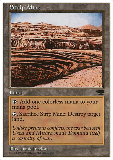 Magic the Gathering: Anthologies (Base Set) card 77 Strip Mine