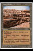 Magic the Gathering: Anthologies (Base Set) card 77 Strip Mine