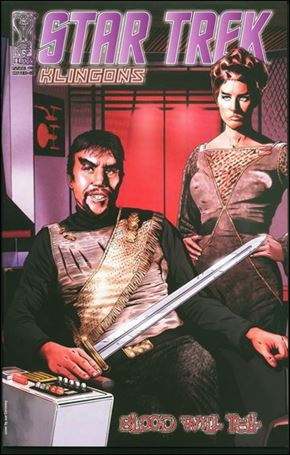 Star Trek: Klingons: Blood Will Tell issue 4-C Joe Corroney Cover 