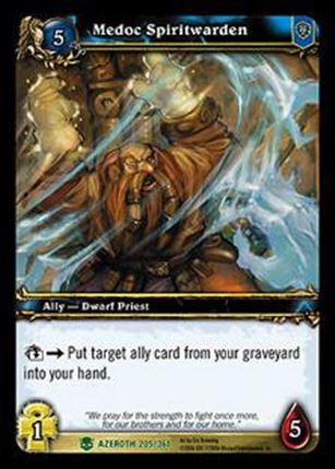 World of Warcraft: Heroes of Azeroth (Base Set) card 205 Medoc Spiritwarden