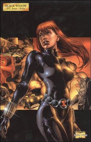 Marvel Master Prints: Series 1 (Base Set) card nn-1 Black Widow