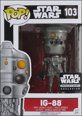 POP! Star Wars figure 103 IG-88 Smuggler's Bounty