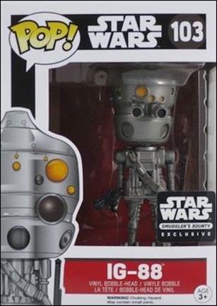 POP! Star Wars figure 103 IG-88 Smuggler's Bounty