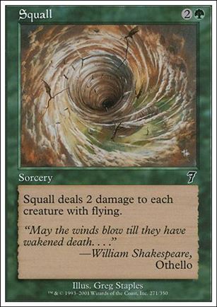 Magic the Gathering: 7th Edition (Base Set) card 271 Squall