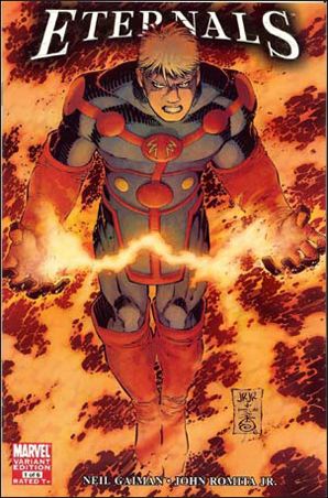Eternals (2006) issue 1-C John Romita Jr. 1:25 Cover