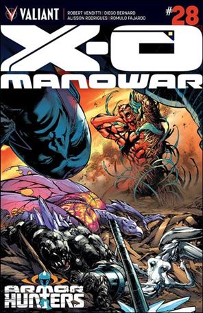 X-O Manowar (2012)  issue 28 Diego Bernard Cover