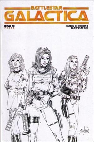 Battlestar Galactica: Season III issue 2-D John Stinsman Sketch Cover
