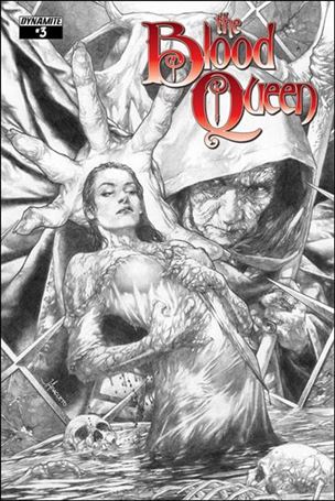 Blood Queen issue 3-D Jay Anacleto 1:25 Black & White Cover