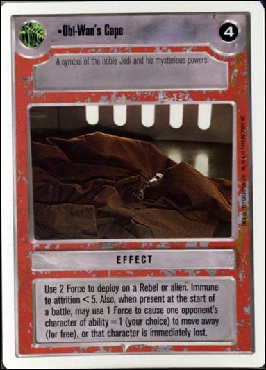 Star Wars: Premiere Unlimited (Base Set) card 217 Obi-Wan's Cape