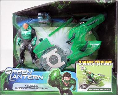 Green Lantern (Movie): Vehicles and Playsets figure 2 Kilowog's Transforming Moto-Jet
