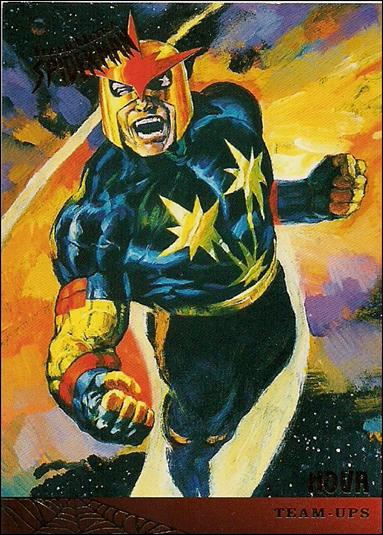 Fleer Ultra Spider-Man (Base Set) card 124 Nova