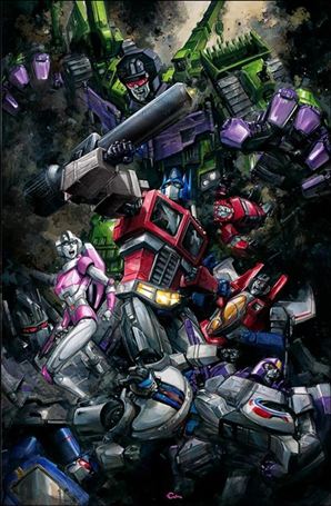 Transformers (2023) issue 20-G Webstore Exclusive Clayton Crain Virgin Cover