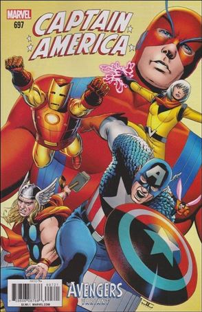 Captain America (1968) issue 697-B John Cassaday Avengers Cover