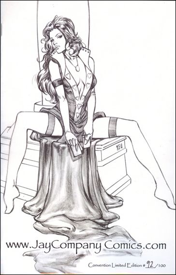 Tales from Wonderland: Queen of Hearts issue 1-G Jay Company Virgin Sketch Cover 1/100