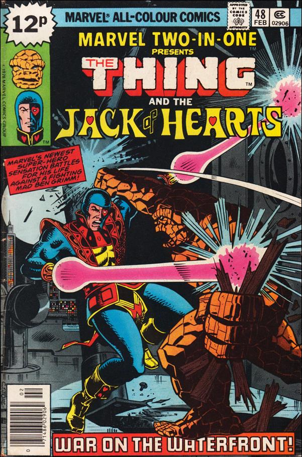 Marvel Two-in-One (1974) issue 48-B UK Price Cover