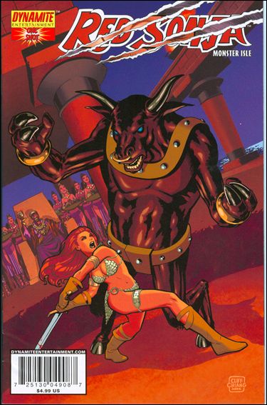 Red Sonja: Monster Isle issue 1-B Cliff Chiang Cover