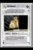 Star Wars: A New Hope Revised (Base Set) card 101 Rebel Commander