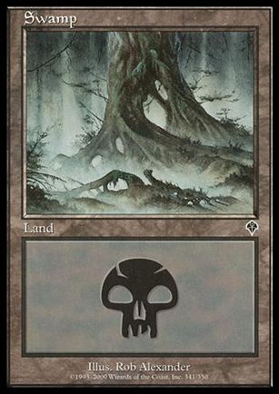 Magic the Gathering: Invasion (Base Set) card 341 Swamp