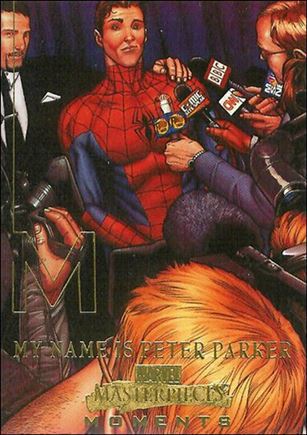 2008 Marvel Masterpieces: Series 3 (Marvel Moments Subset) card MM7 My Name is Peter Parker