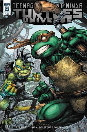Teenage Mutant Ninja Turtles Universe issue 23 Freddie Williams II Cover