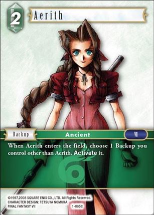 Final Fantasy Trading Card Game: Opus I (Base Set) card 065C Aerith
