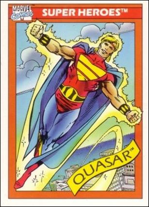 Marvel Universe: Series 1 (Base Set) card 15 Quasar