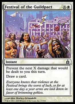 Magic the Gathering: Ravnica (Base Set)  card 17 Festival of the Guildpact