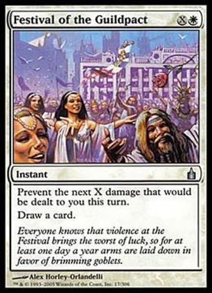 Magic the Gathering: Ravnica (Base Set)  card 17 Festival of the Guildpact