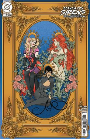 Gotham City Sirens: Unfit for Orbit issue 4-E Helen Mask 1:25 Cardstock Cover