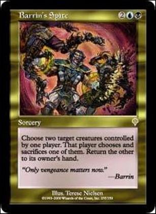 Magic the Gathering: Invasion (Base Set) card 235 Barrin's Spite