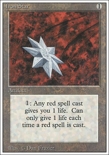 Magic the Gathering: Revised (Base Set) card 253 Iron Star