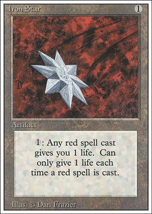 Magic the Gathering: Revised (Base Set) card 253 Iron Star