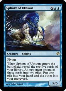 Magic the Gathering: Duel Decks: Venser vs. Koth (Base Set) card 22 Sphix of Uthuun