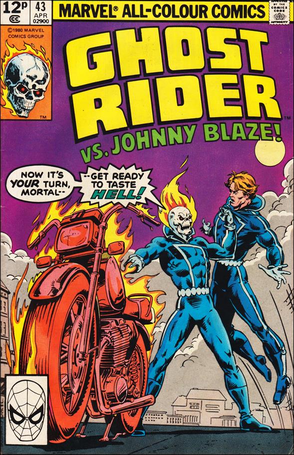 Ghost Rider (1973) issue 43-B UK Price Cover