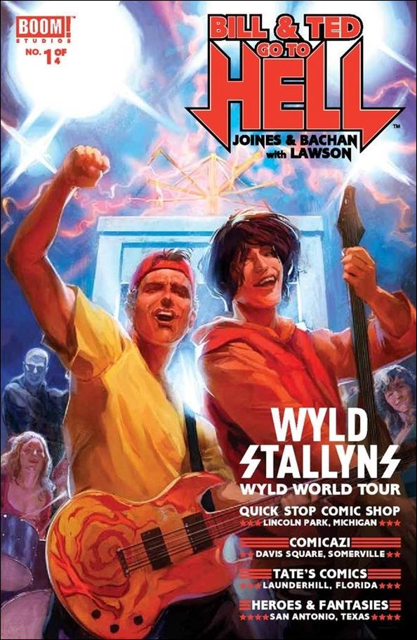 Bill & Ted Go to Hell issue 1-H Xermanico Tour Poster Cover 1/850