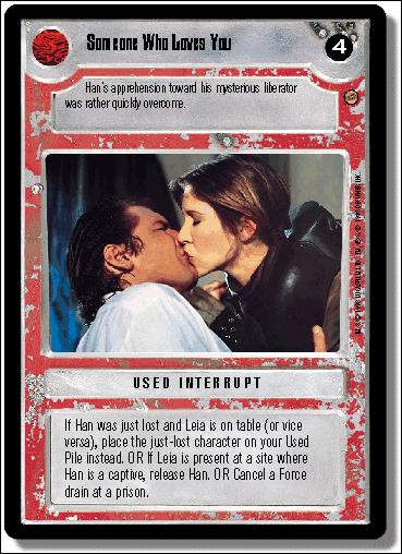 Star Wars: Jabba's Palace Limited (Base Set) card 162 Someone Who Loves You