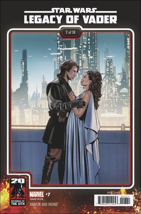 Star Wars: Legacy of Vader issue 7-B Chris Sprouse Revenge of the Sith 20th Ann. Cover