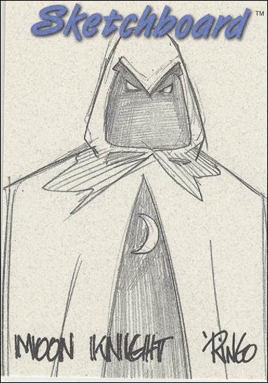 Marvel Creators Collection '98 (Sketchboard Subset) card 16-C Moon Knight (Grey)